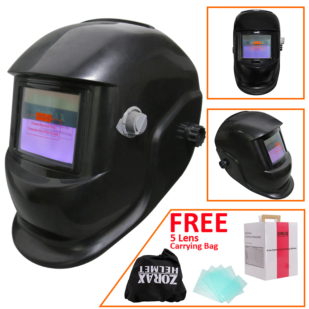 ZORAX Darkening Welding Helmet Grinding Function Solar Power CE Approved - Picture 14 of 28