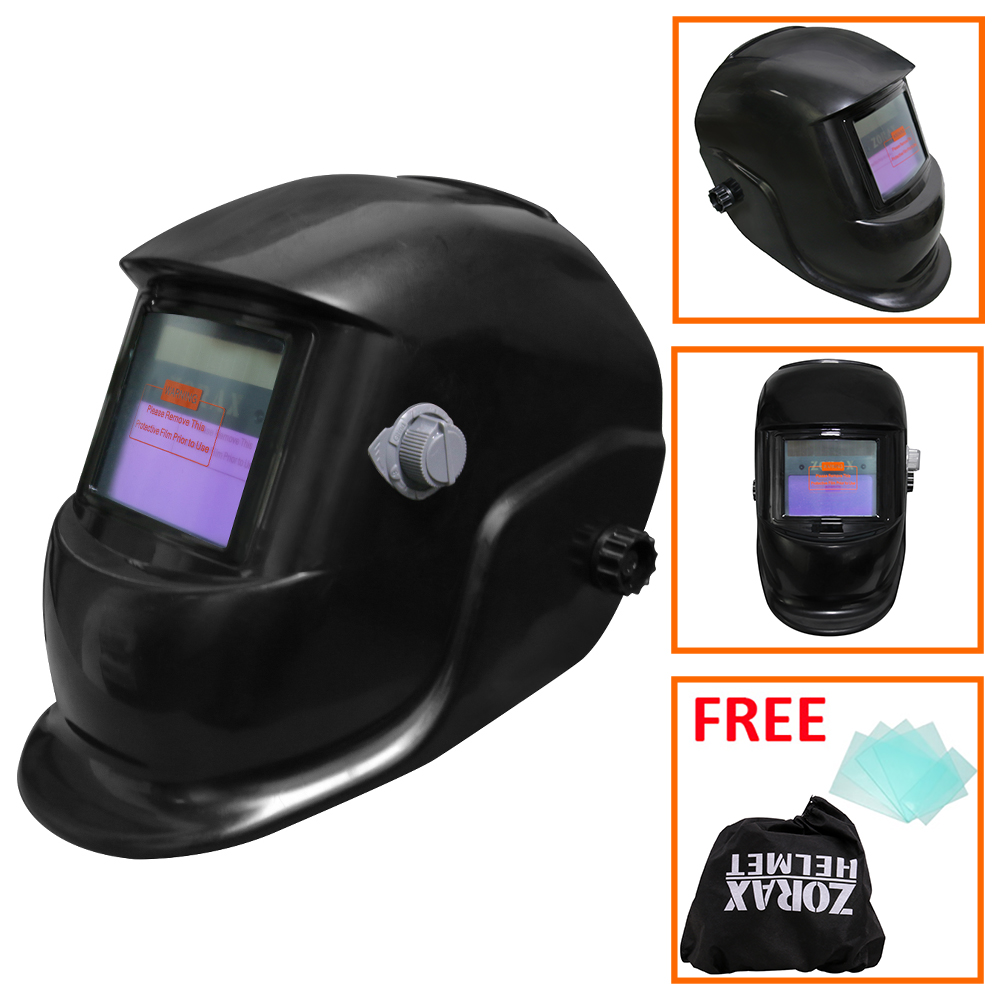 ZORAX Darkening Welding Helmet Grinding Function Solar Power CE Approved - Picture 13 of 28