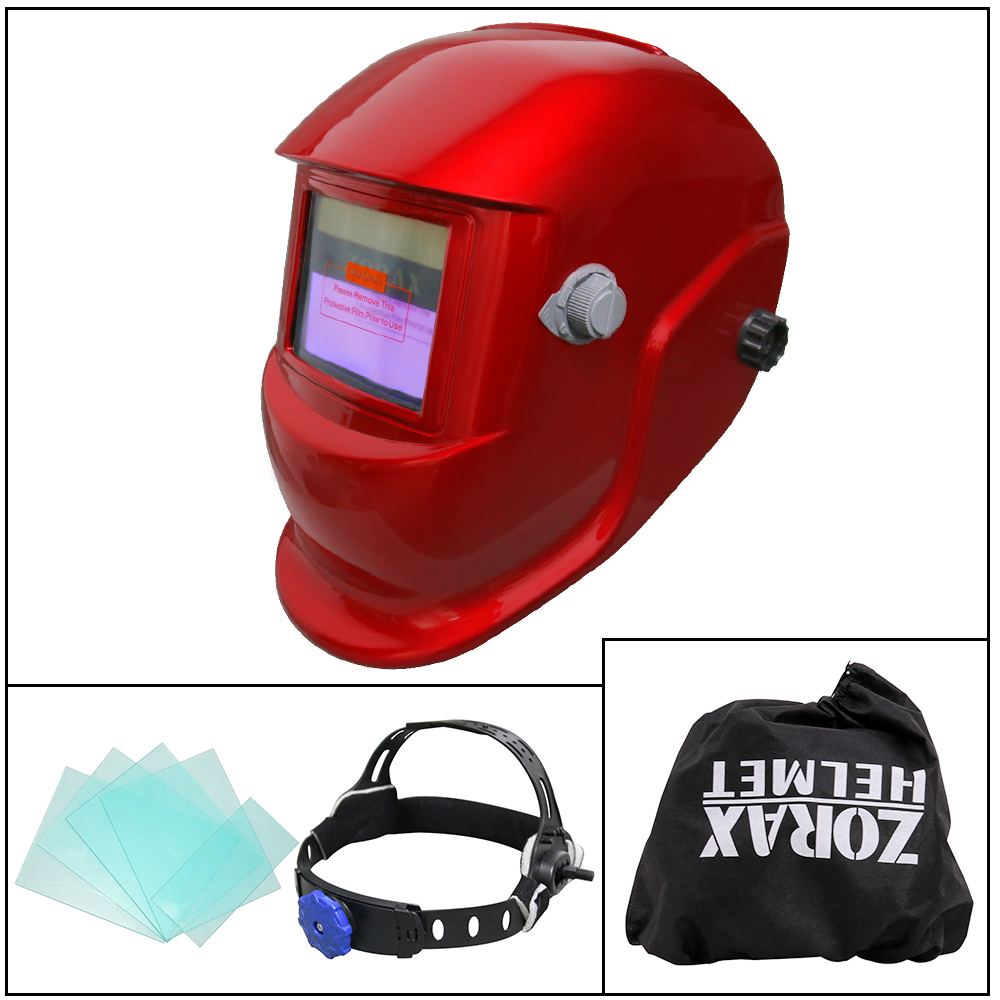 ZORAX Darkening Welding Helmet Grinding Function Solar Power CE Approved - Picture 21 of 28