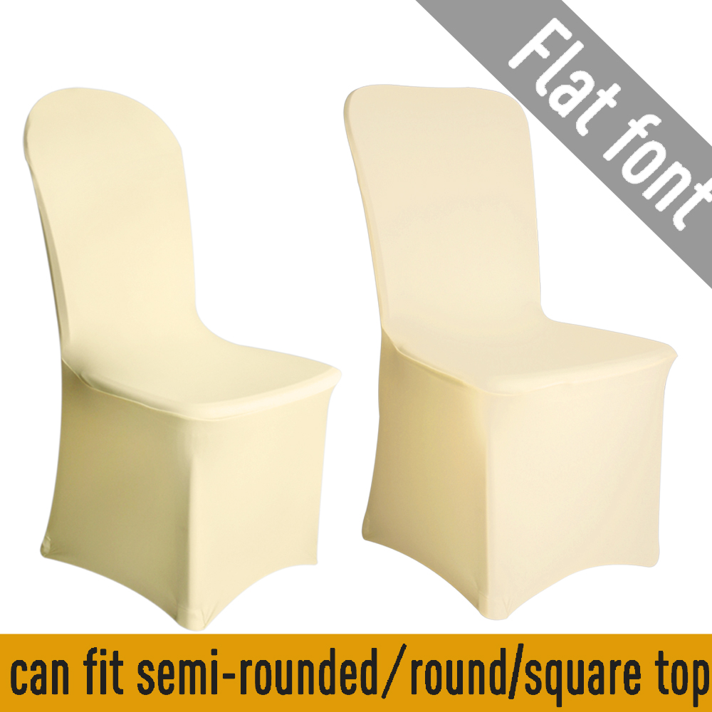 Time to Sparkle 1 - 100 PCS Spandex Chair Covers Flat front Seat Cover Stretch - Picture 9 of 18