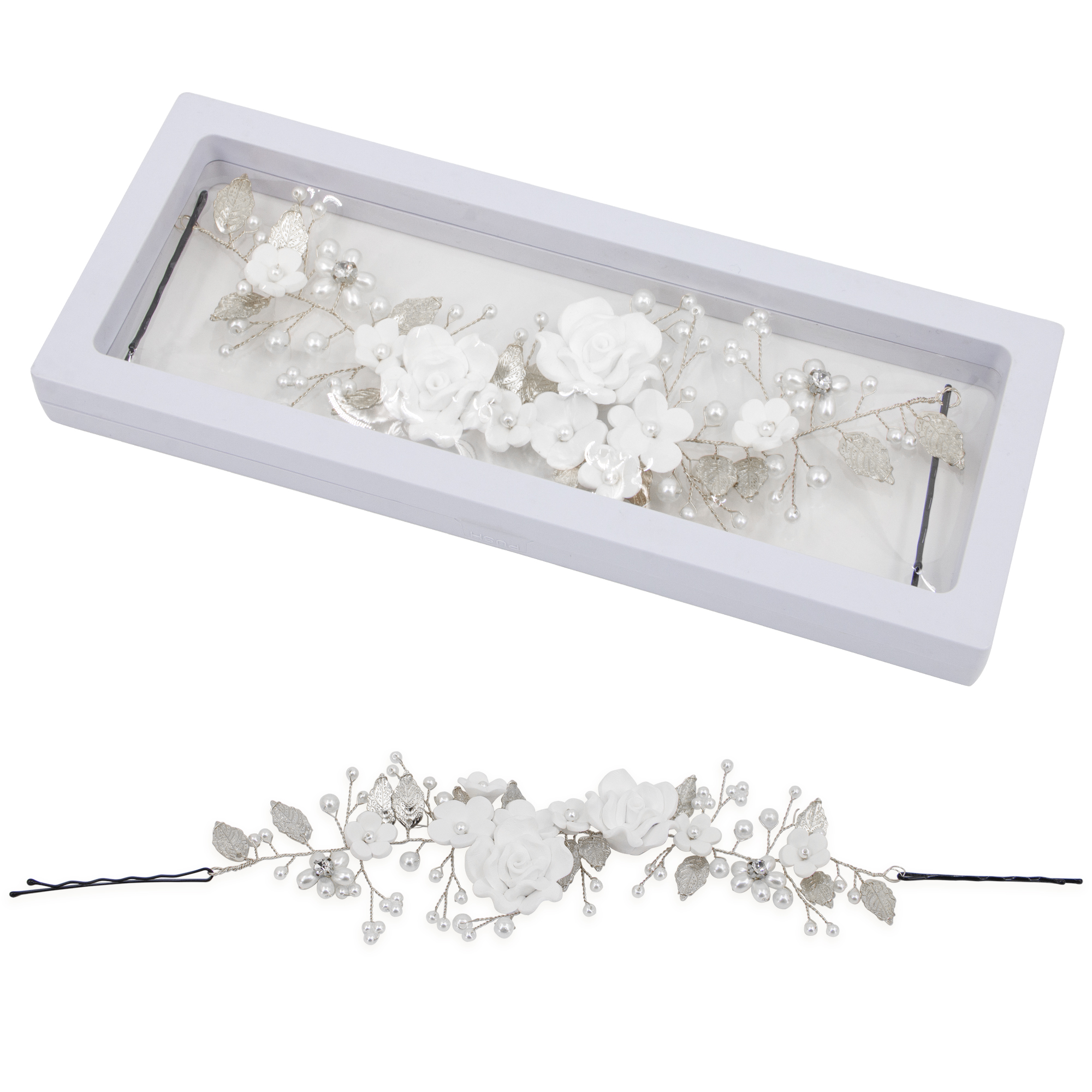 Time to Sparkle Women Hair Accessories Bride Hair Clips Flower Decor Wedding