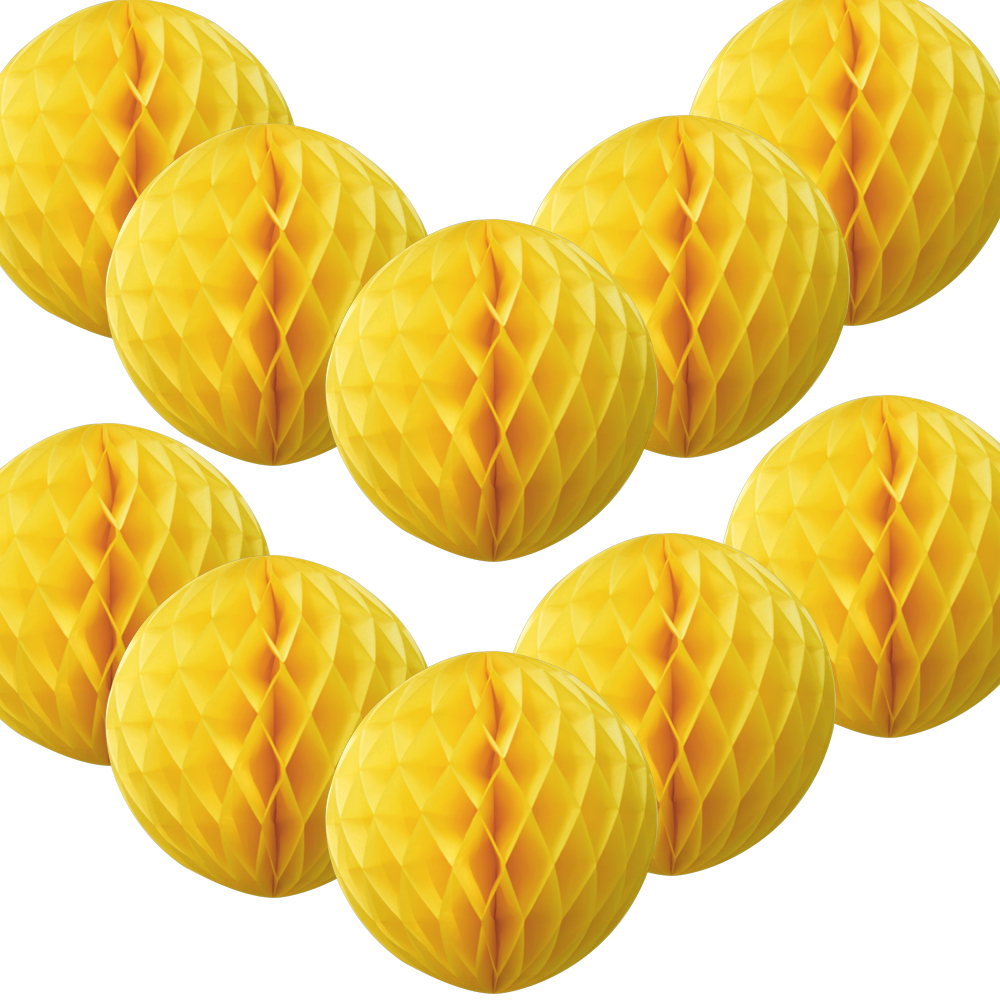 Time to Sparkle 10PCS 4 - 14 inch Hanging Honeycomb Balls Paper Lanterns Wedding - Picture 10 of 15