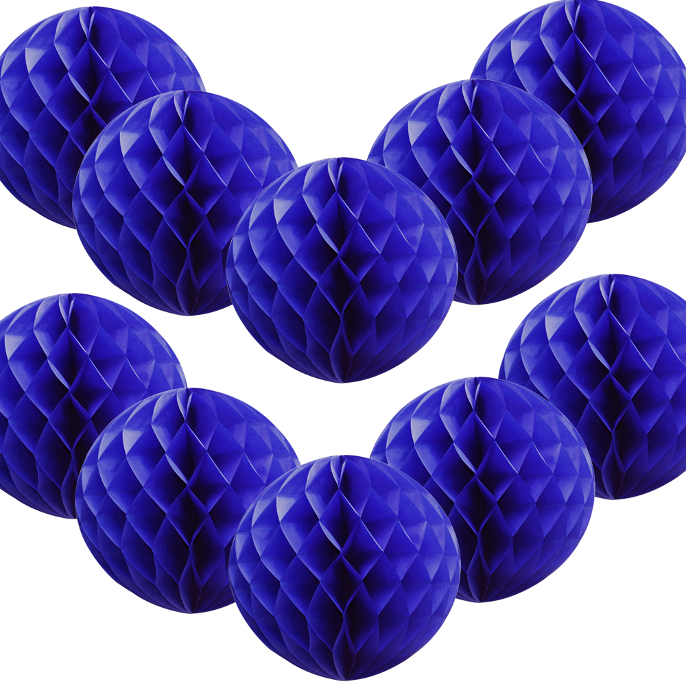 Time to Sparkle 10PCS 4 - 14 inch Hanging Honeycomb Balls Paper Lanterns Wedding - Picture 12 of 15