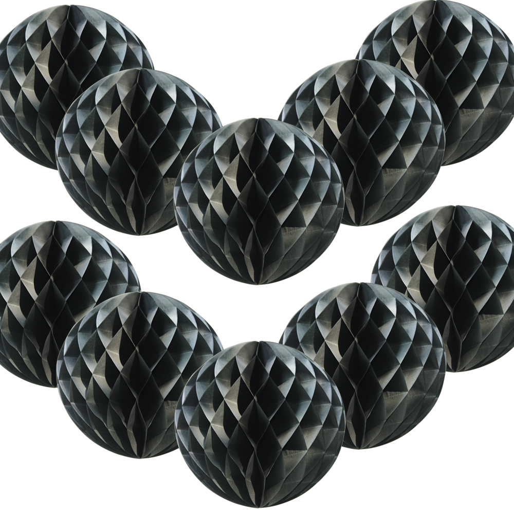 Time to Sparkle 10PCS 4 - 14 inch Hanging Honeycomb Balls Paper Lanterns Wedding - Picture 7 of 15