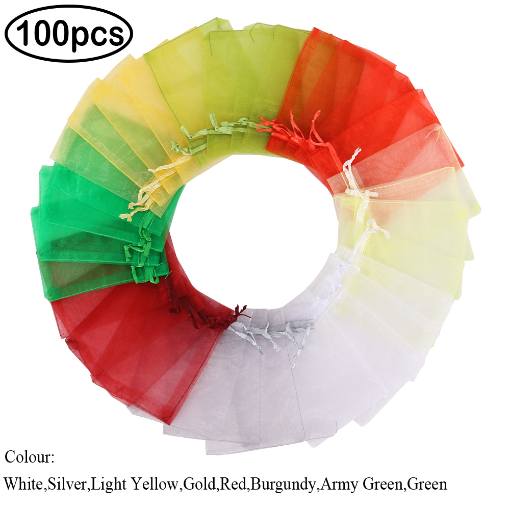 Time to Sparkle 25/50/100PCS ORGANZA GIFT BAGS Wedding Party Favour Jewellery - Picture 9 of 18
