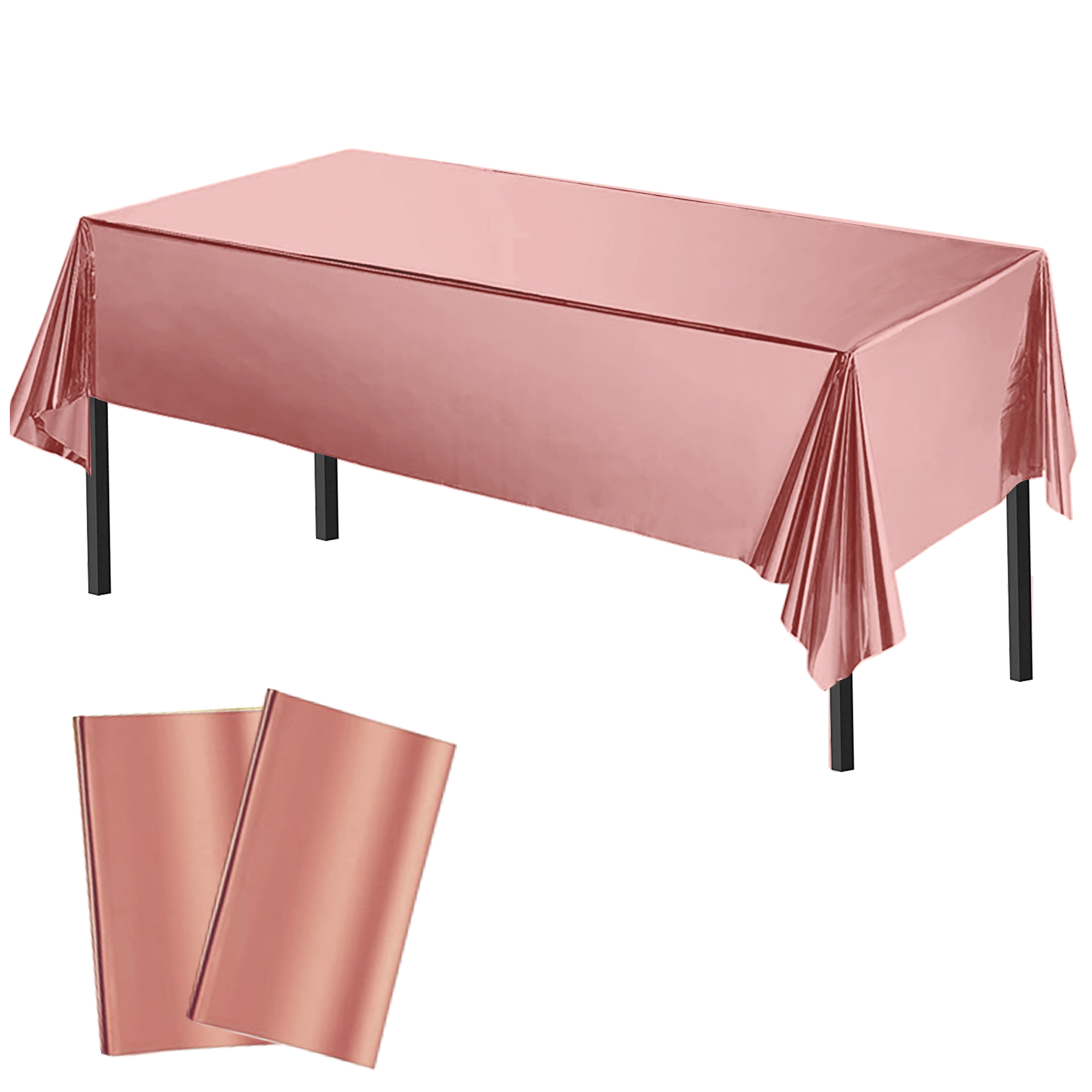 Time to Sparkle 2 PCS 54 x108 inch Plastic Table Cloth Rectangle Colourful Cover - Picture 28 of 36