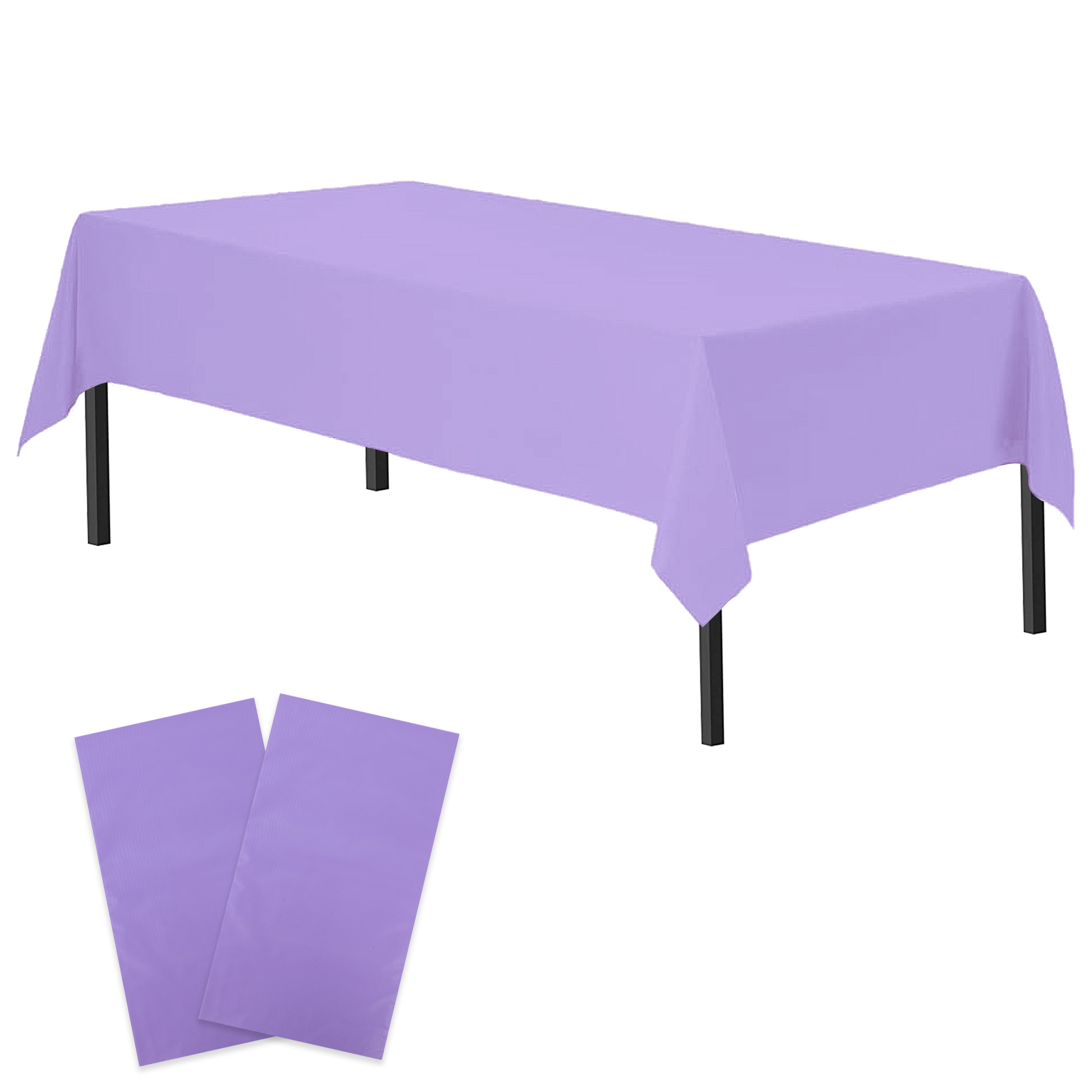 Time to Sparkle 2 PCS 54 x108 inch Plastic Table Cloth Rectangle Colourful Cover - Picture 35 of 36