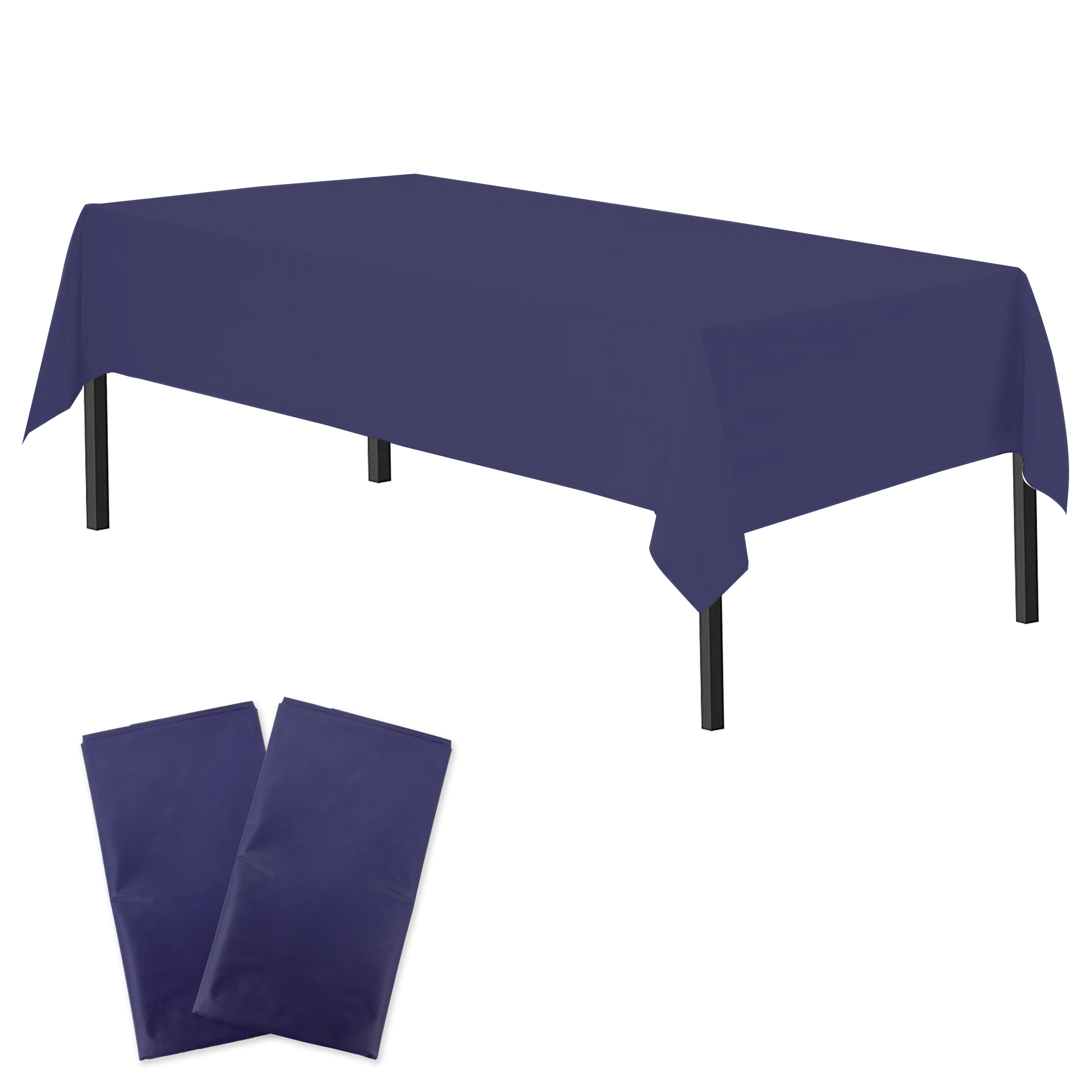 Time to Sparkle 2 PCS 54 x108 inch Plastic Table Cloth Rectangle Colourful Cover - Picture 33 of 36