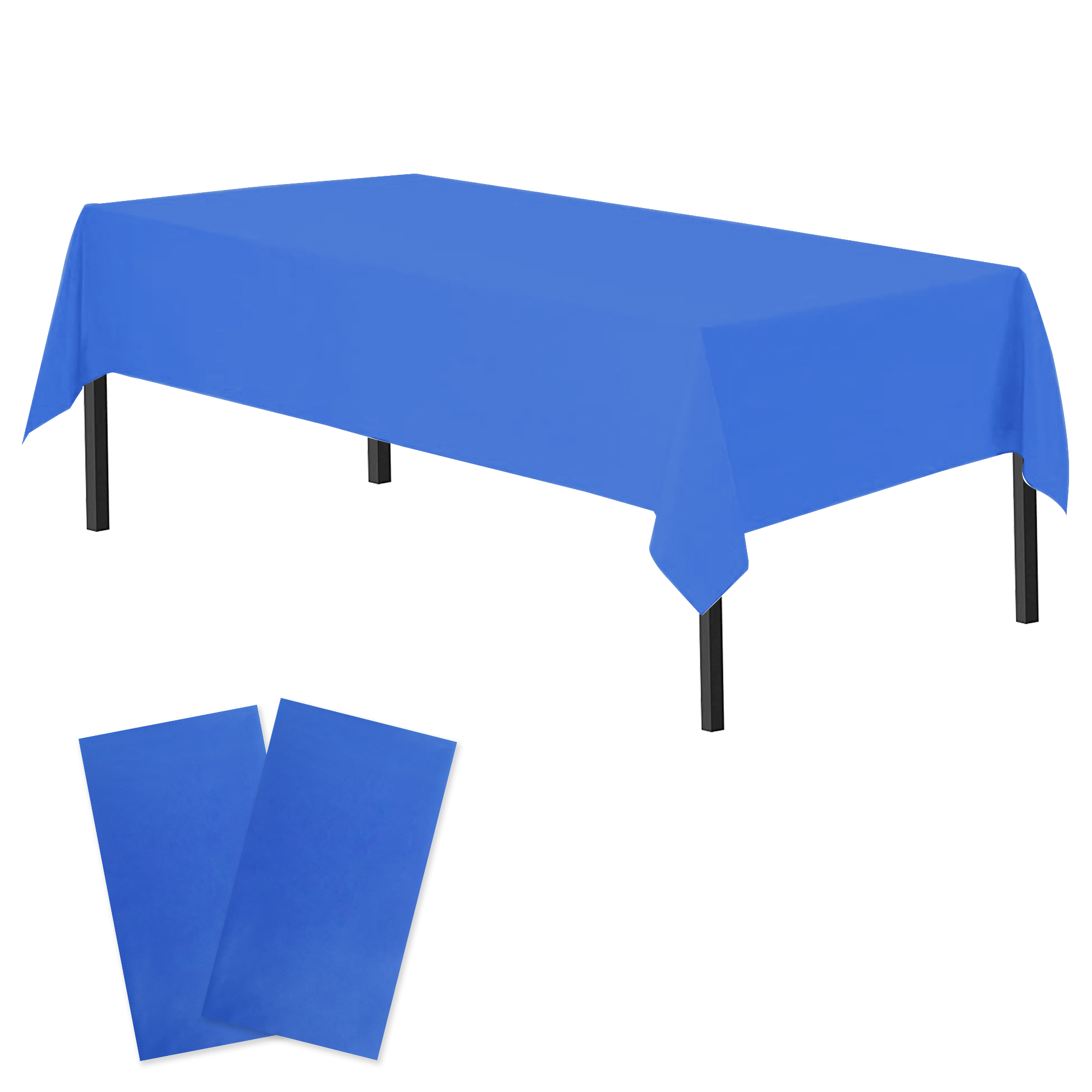 Time to Sparkle 2 PCS 54 x108 inch Plastic Table Cloth Rectangle Colourful Cover - Picture 24 of 36