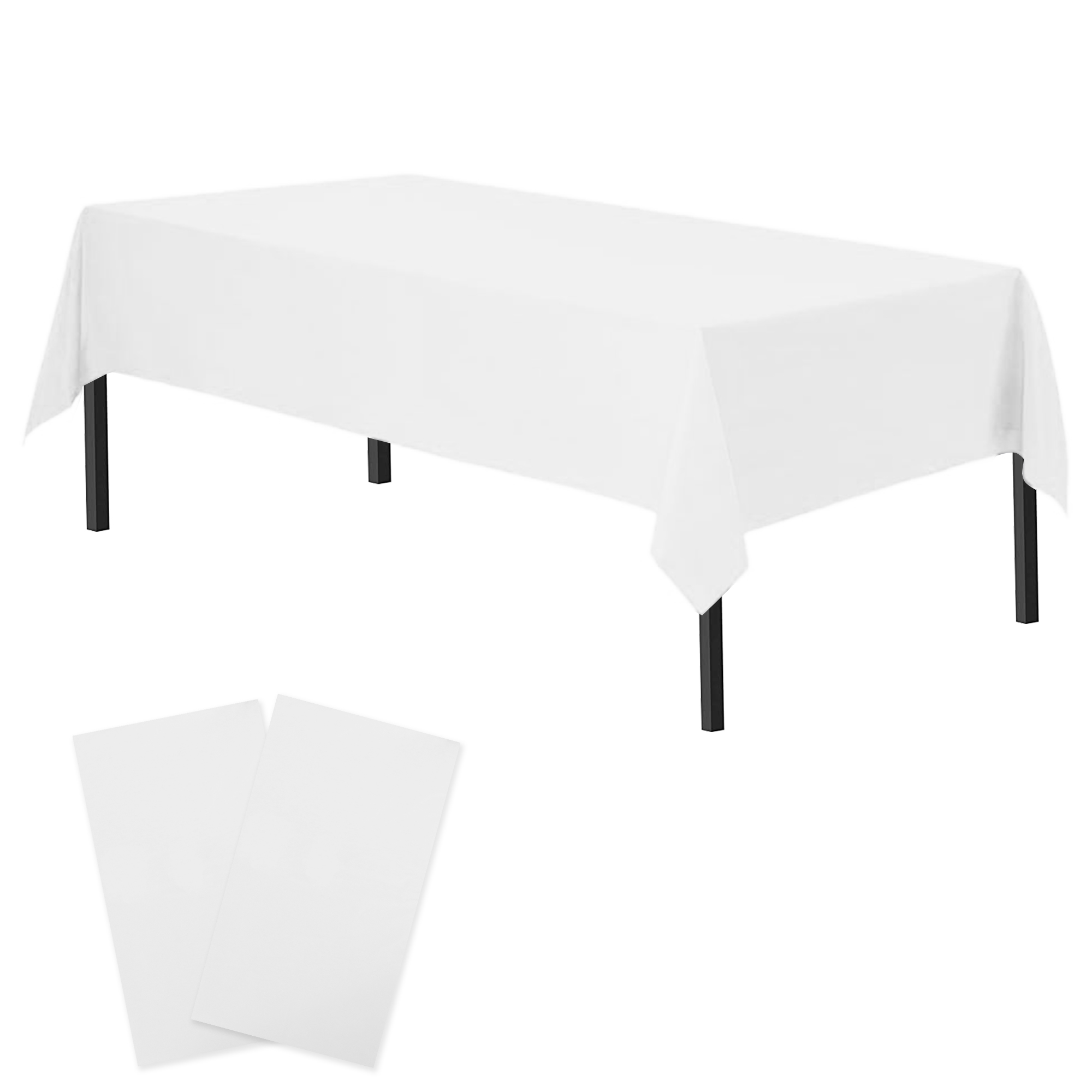 Time to Sparkle 2 PCS 54 x108 inch Plastic Table Cloth Rectangle Colourful Cover - Picture 19 of 36