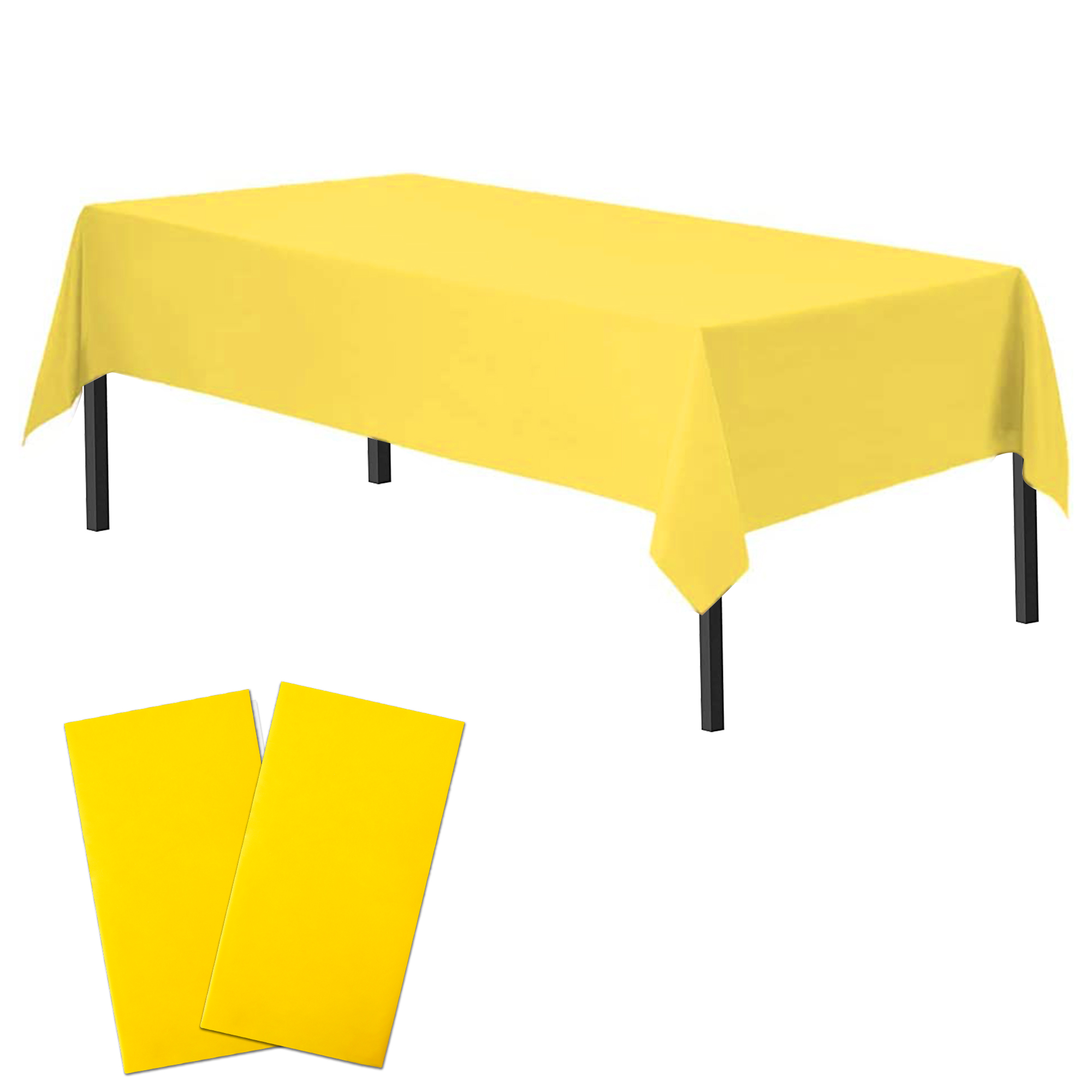 Time to Sparkle 2 PCS 54 x108 inch Plastic Table Cloth Rectangle Colourful Cover - Picture 26 of 36