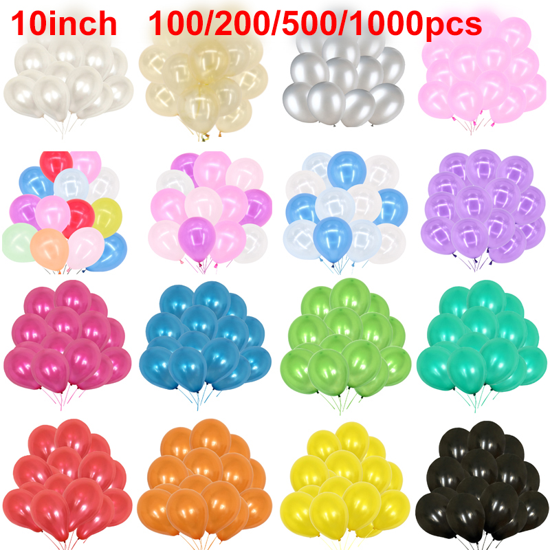 Pearlised Latex Balloons