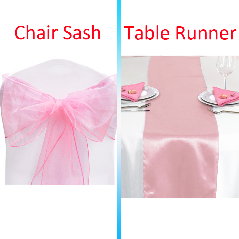 Time to Sparkle 10-100 Organza Sashes Chair Bow 1 5 10 Satin Table Runners Decor - Picture 10 of 27