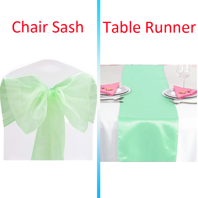 Time to Sparkle 10-100 Organza Sashes Chair Bow 1 5 10 Satin Table Runners Decor - Picture 24 of 27