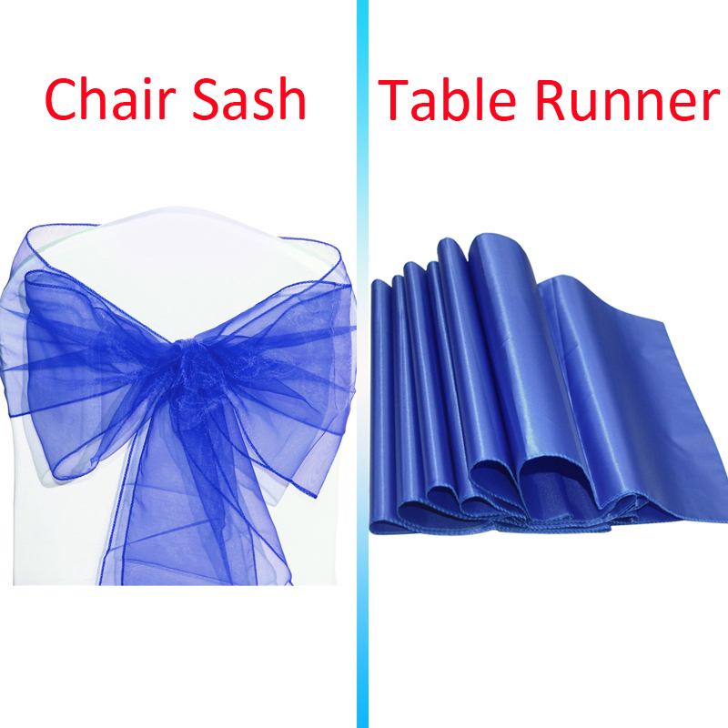 Time to Sparkle 10-100 Organza Sashes Chair Bow 1 5 10 Satin Table Runners Decor - Picture 17 of 27