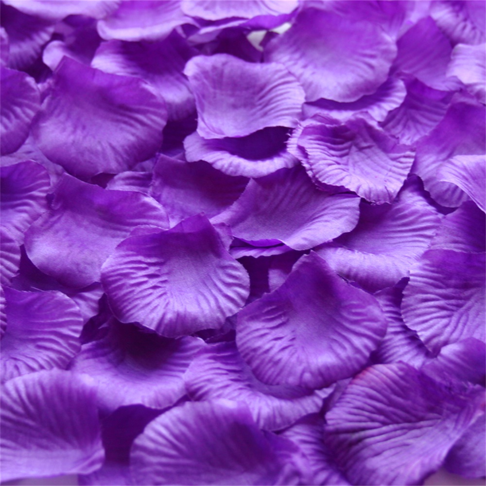 Time to Sparkle 100-500 Silk Rose Flower Petals Confetti Wedding Table Bed Decor
