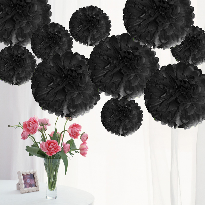 Time to Sparkle 10x Tissue Paper Pompoms Large Pom Poms Balls Hanging Hen Party - Picture 23 of 23