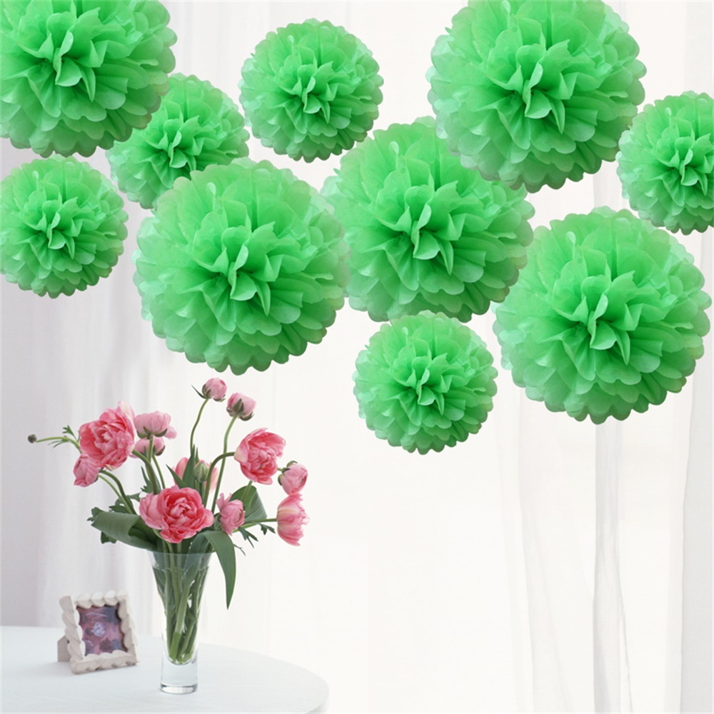 Time to Sparkle 10x Tissue Paper Pompoms Large Pom Poms Balls Hanging Hen Party - Picture 22 of 23