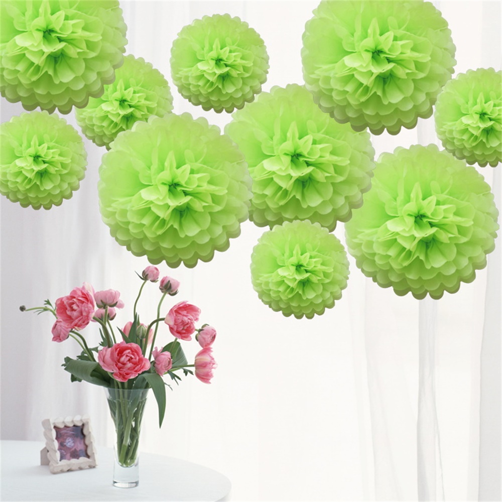 Time to Sparkle 10x Tissue Paper Pompoms Large Pom Poms Balls Hanging Hen Party - Picture 20 of 23