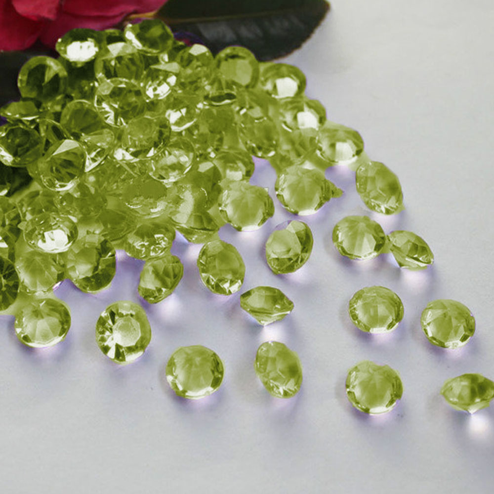 TtS 2000PCS 3/4.5/6mm Diamond Table Confetti Wedding Crystal Scatter Acrylic Gem - Picture 18 of 23