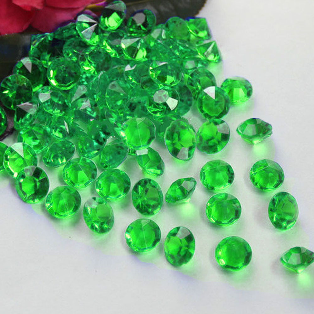 TtS 2000PCS 3/4.5/6mm Diamond Table Confetti Wedding Crystal Scatter Acrylic Gem - Picture 23 of 23
