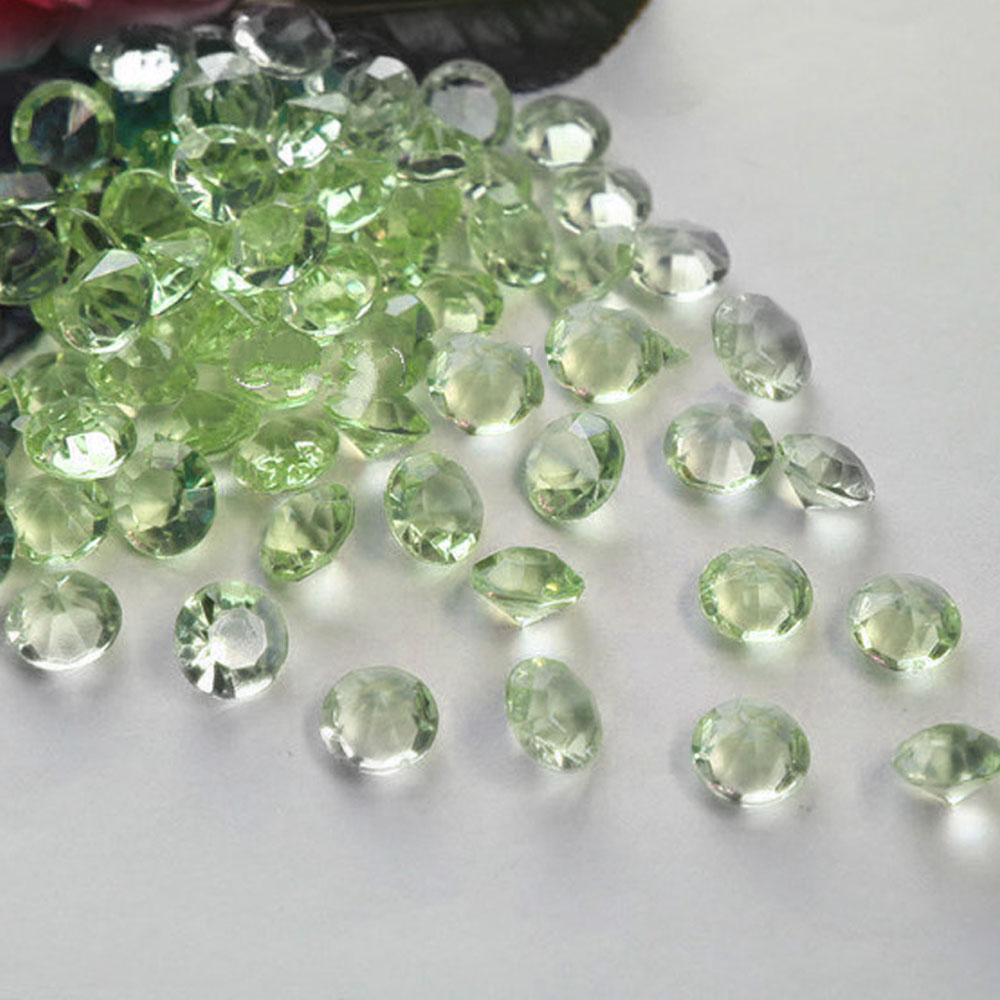TtS 2000PCS 3/4.5/6mm Diamond Table Confetti Wedding Crystal Scatter Acrylic Gem - Picture 16 of 23