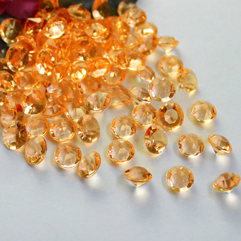 TtS 2000PCS 3/4.5/6mm Diamond Table Confetti Wedding Crystal Scatter Acrylic Gem - Picture 22 of 23