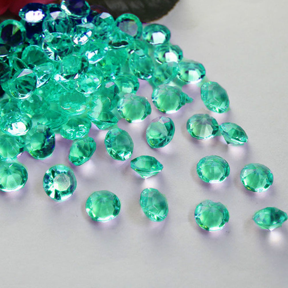 TtS 2000PCS 3/4.5/6mm Diamond Table Confetti Wedding Crystal Scatter Acrylic Gem - Picture 17 of 23