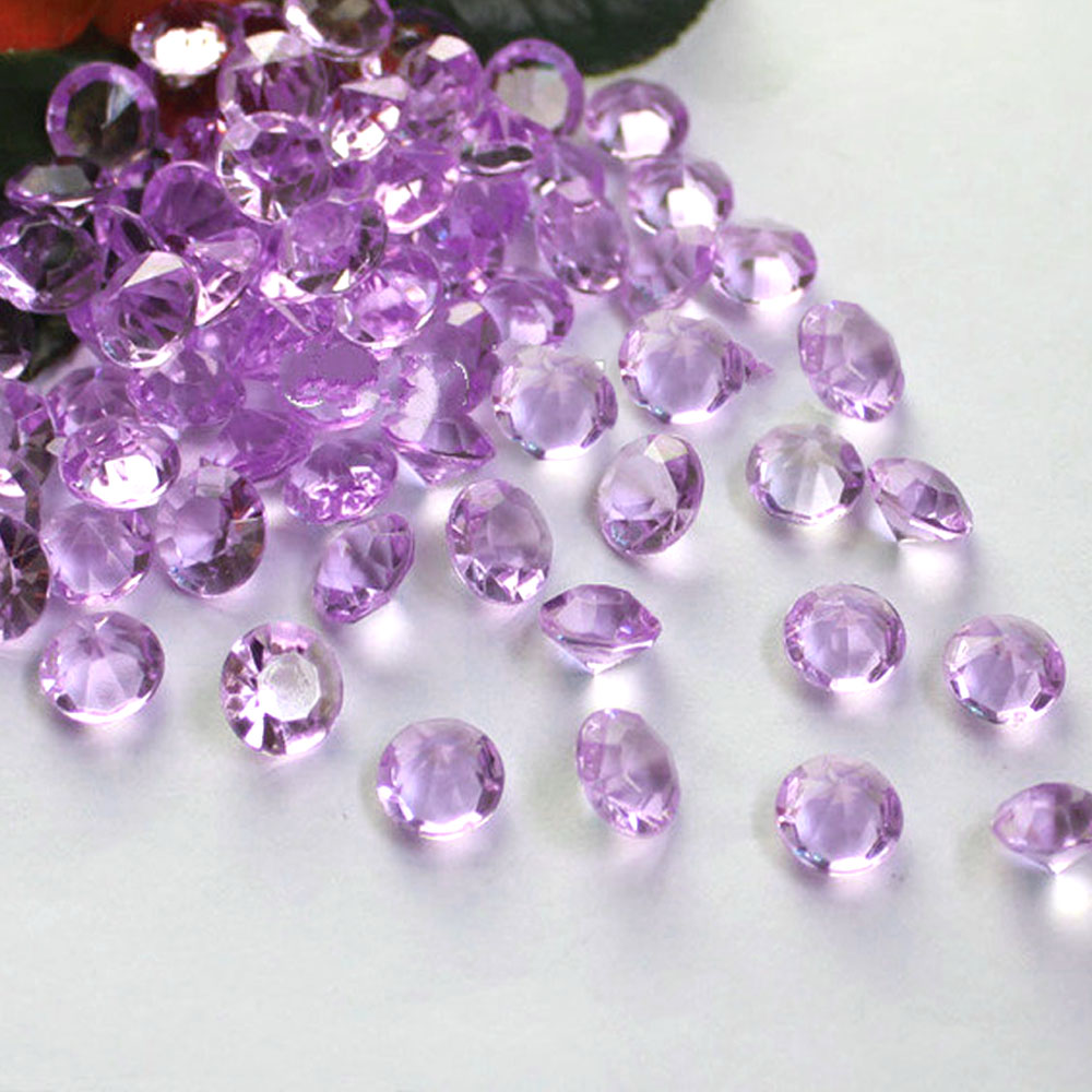TtS 2000PCS 3/4.5/6mm Diamond Table Confetti Wedding Crystal Scatter Acrylic Gem - Picture 5 of 23
