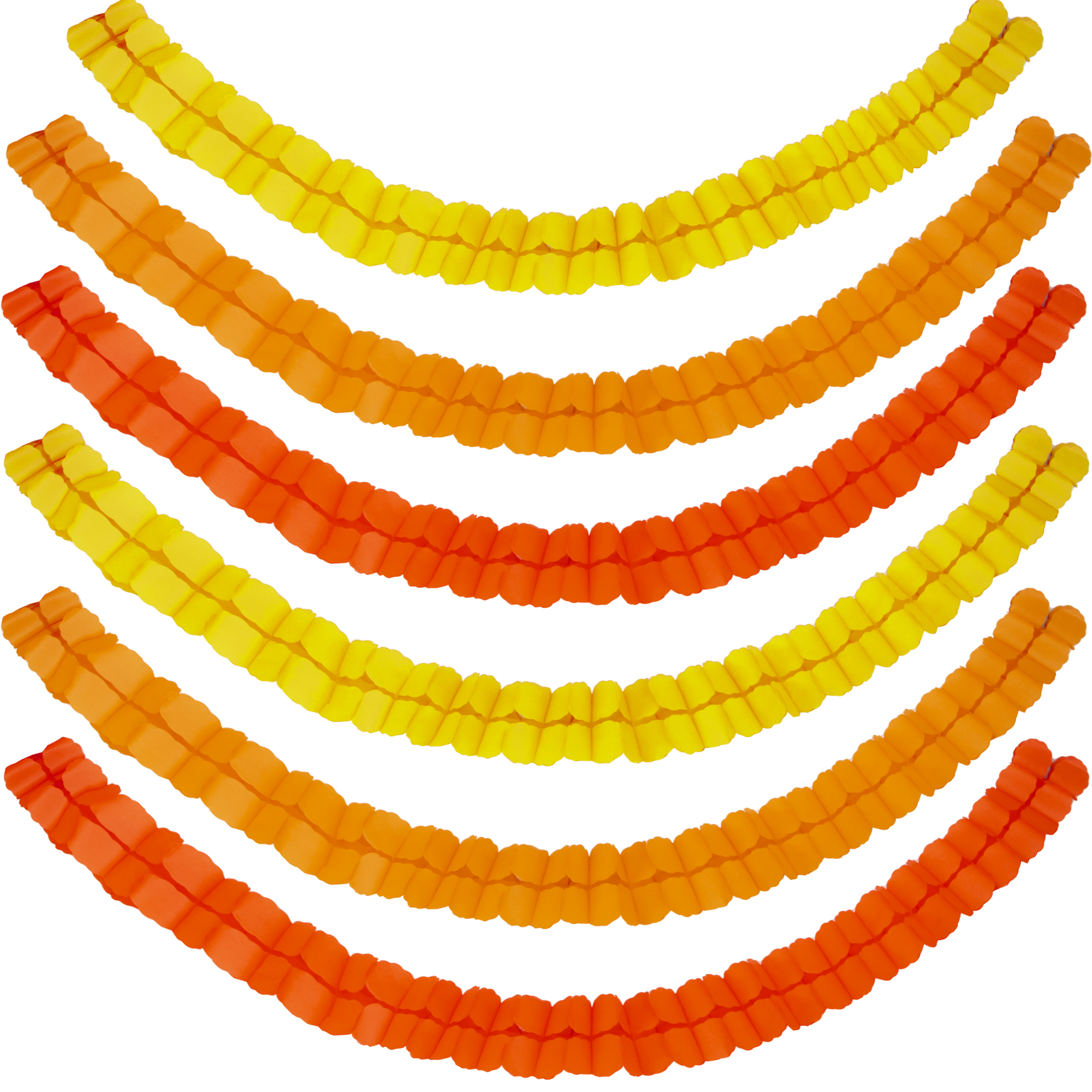 TtS 6 8PCS Four-Leaf Flower Tissue Paper Garland Colorful Wedding Party Backdrop - Picture 11 of 14