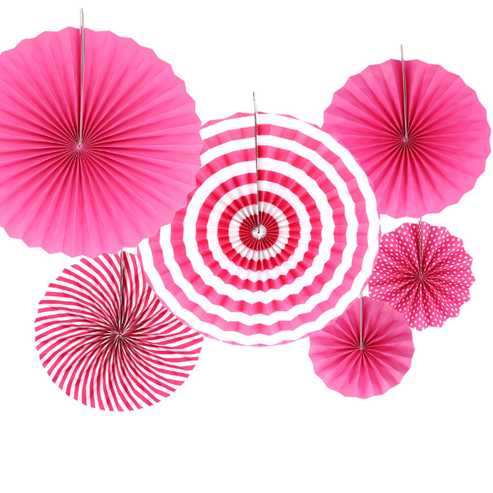 TtS 6x Paper Fan Flowers Wedding Birthday Party Tissue Paper Table Decoration UK