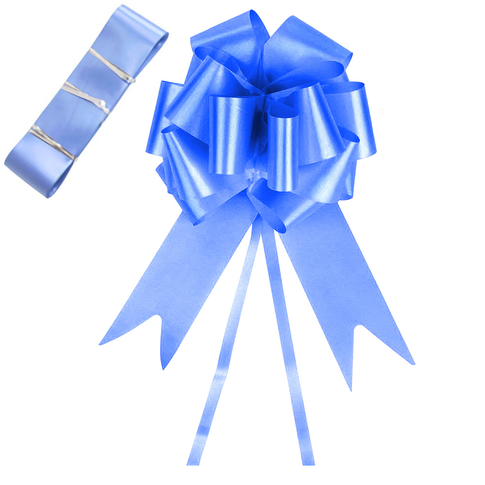 TtS Wedding Car Decoration Kit 7m Poly Ribbon & 3 Large Bows and 7 Metres Ribbon - Picture 22 of 22