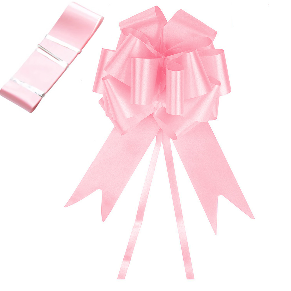 TtS Wedding Car Decoration Kit 7m Poly Ribbon & 3 Large Bows and 7 Metres Ribbon - Picture 18 of 22