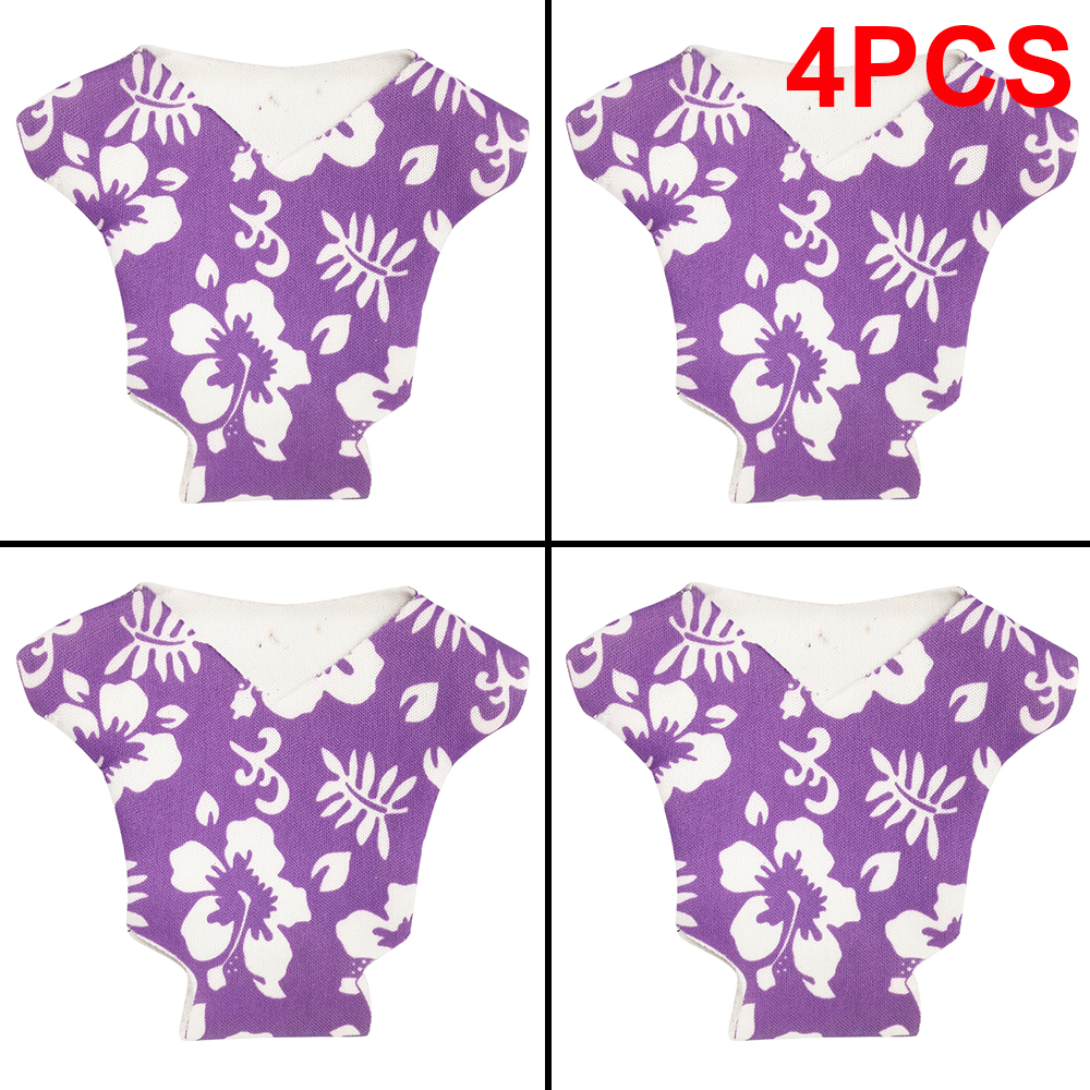 TtS 4pcs Xmas Novelty Beer Bottle Cover With Flowers Holder Cover Table Decor A - Picture 7 of 7