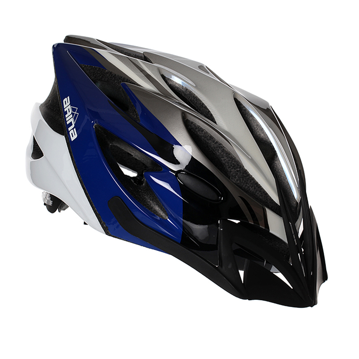 Black Silver Cycling Safety Helmet Bicycle Arina Raid Cycle Blue 