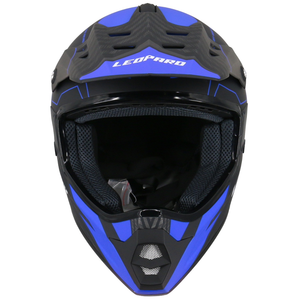 LEOPARD Attack Adult Motocross Helmet MX Enduro + Goggles ATV Pit Dirt ...