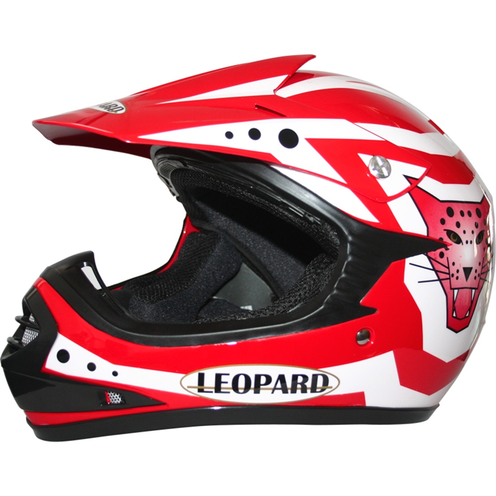 LEOPARD Junior Child Children Kids Motorcycle Motorbike Helmet