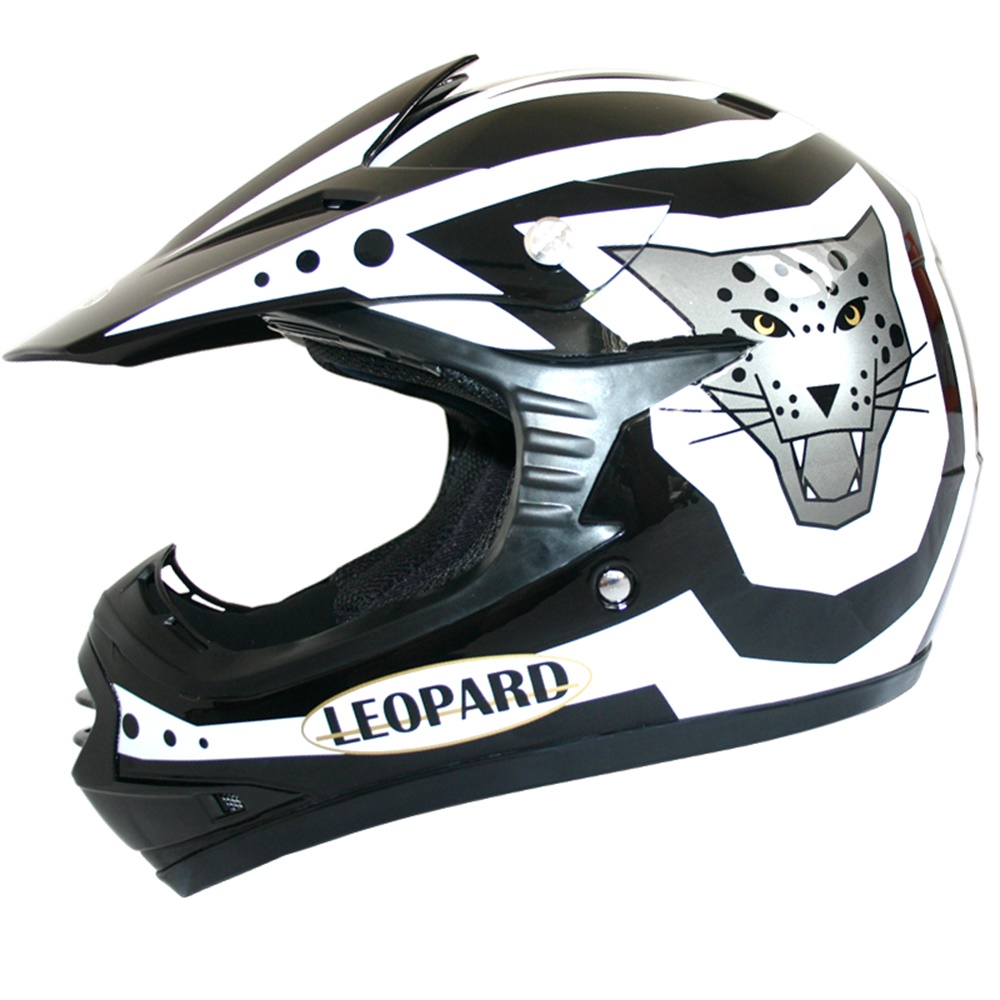Leopard Junior Child Kids Motocross Helmet ATV Quad Motorcycle