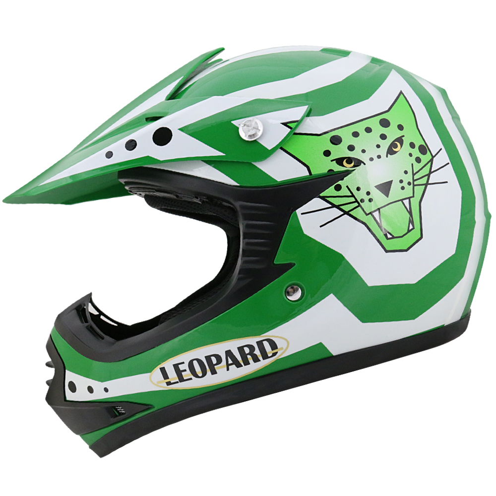 Leopard Junior Child Kids Motocross Helmet ATV Quad Motorcycle