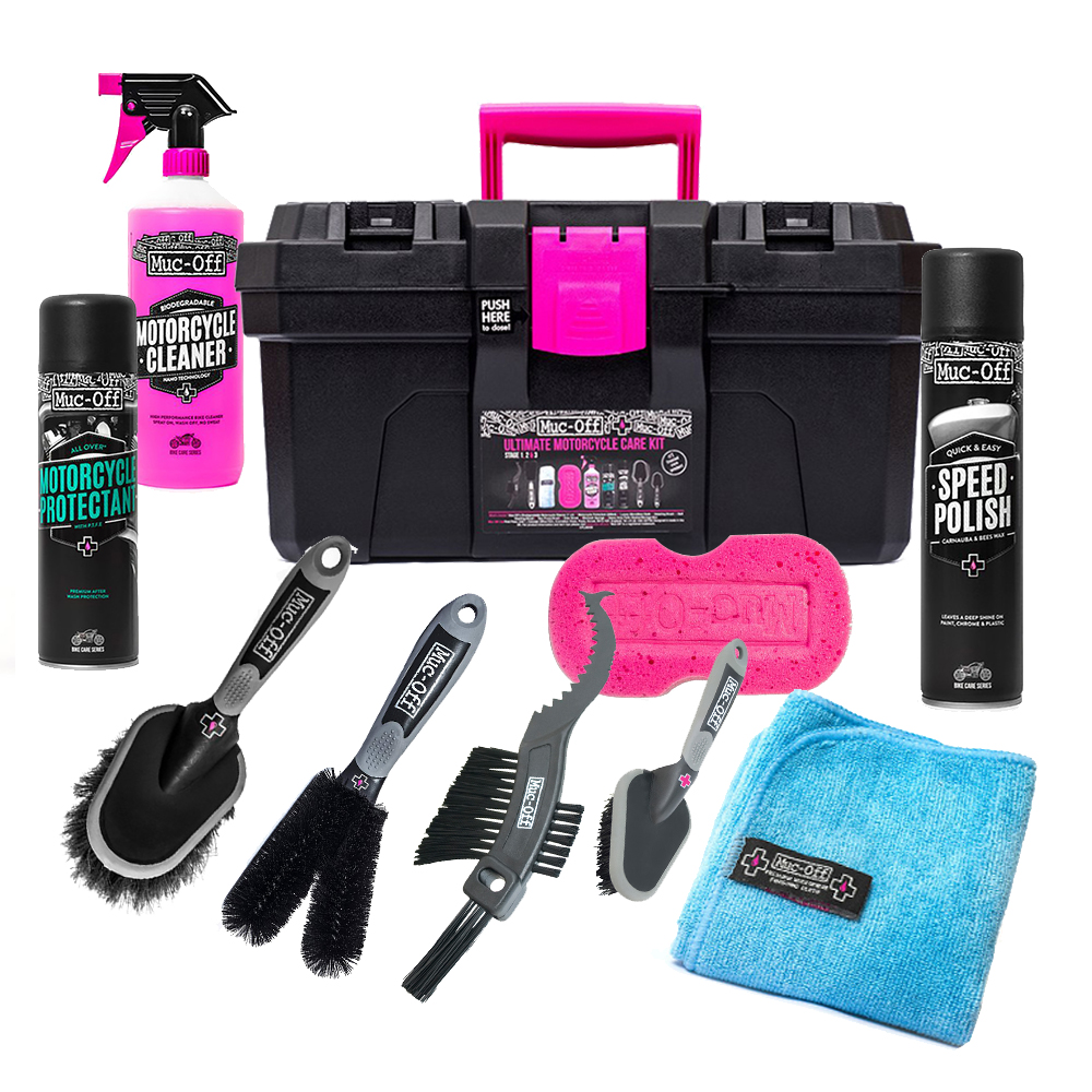 Muc-Off Ultimate Motorbike Motorcycle Cleaning Care Kit Bike Cleaner M285 | eBay