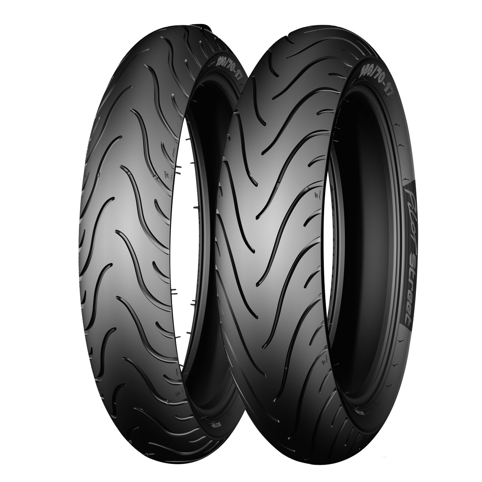 Michelin Pilot Street Urban Motorcycle Tyre Pair YAMAHA YBR 125 2.75-18 ...