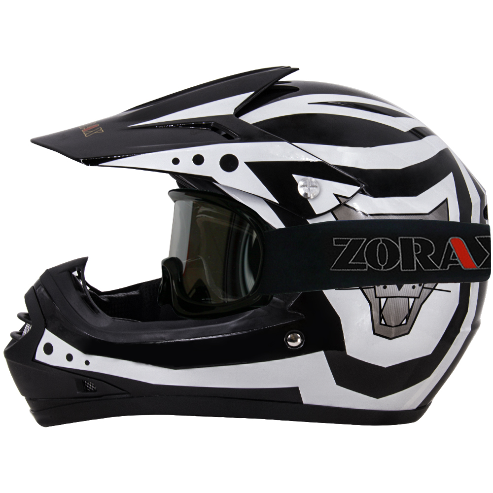 Zorax ZOR-X19 White (L 53-54cm) Kids Motocross Motorbike