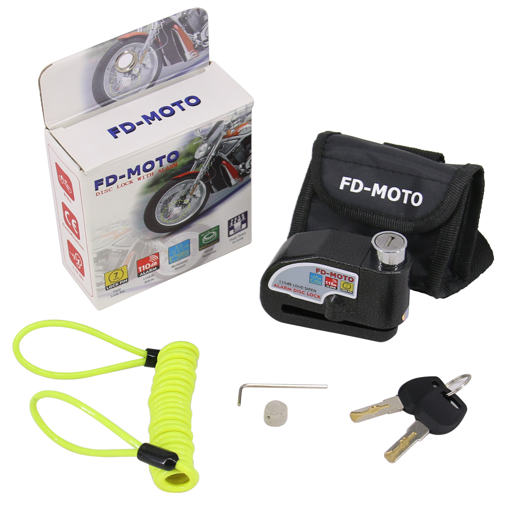 motorbike alarm lock