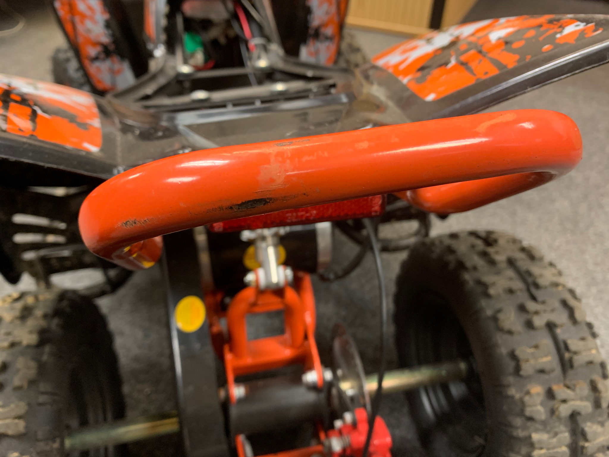 Grade A Leopard Children Kids Electric QUAD BIKE Junior Battery Off