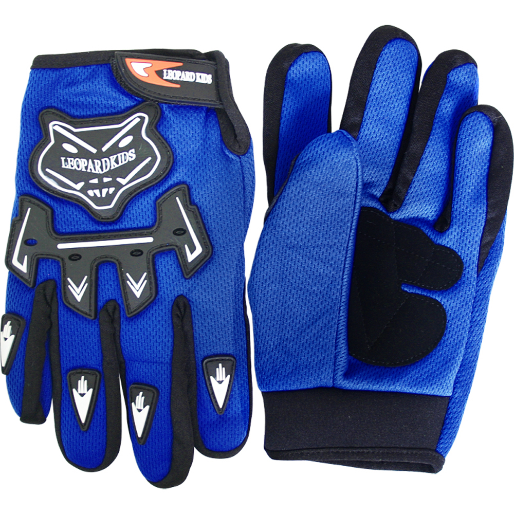 Crossfun MX BMX Kinder Motocross Handschuhe blau Größe 8 