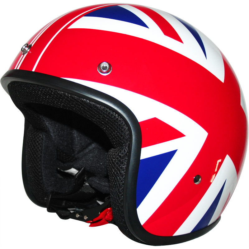 Leopard LEO-604 Scooter Motorcycle Motorbike Open Face Crash Helmet Road Legal Daisy M 57-58cm