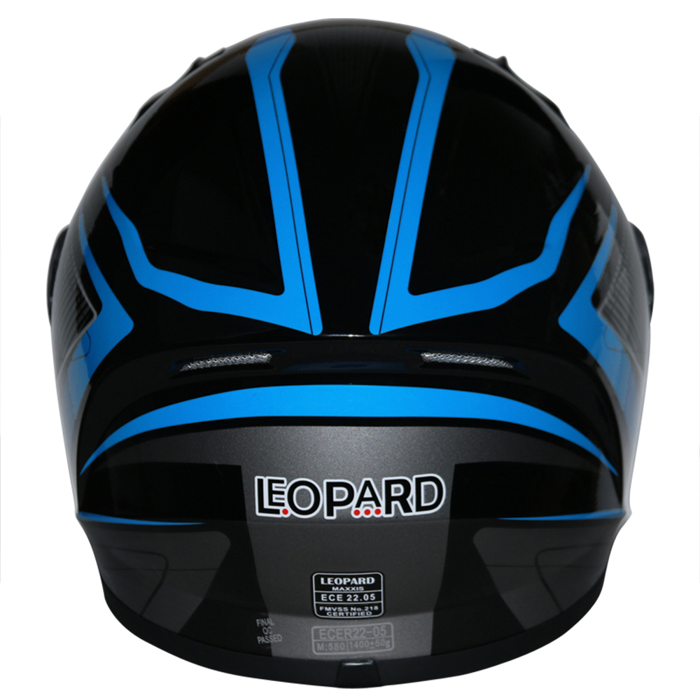 LEOPARD Solid Matt Black Motorcycle Helmet Full Face Scooter Crash Motorbike | eBay