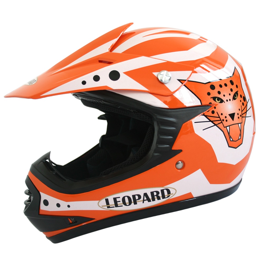 LEOPARD Kids Motocross Helmet Motorcycle Motorcross Junior BMX Gloves