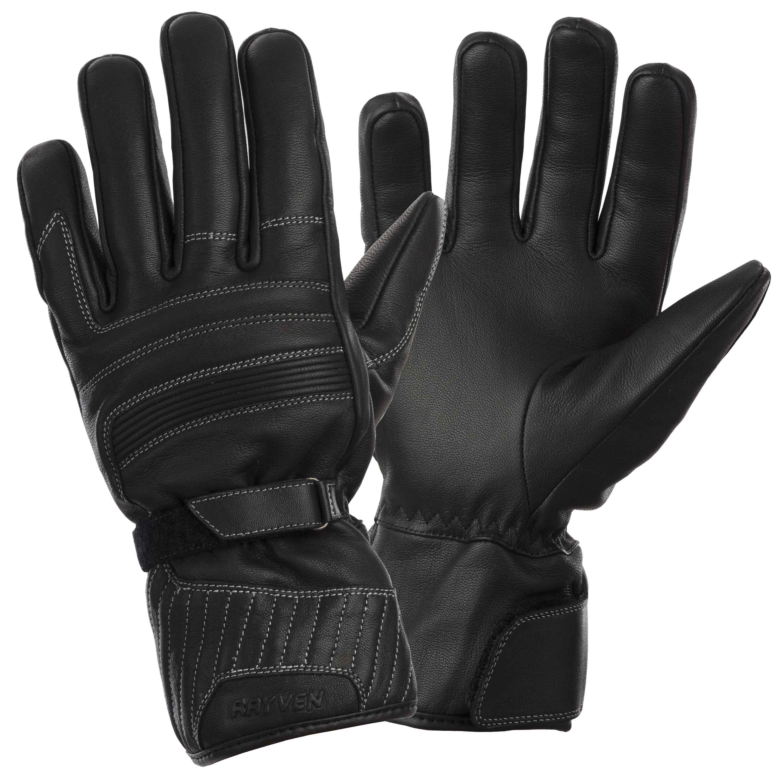 Rayven Mamba Hipora Waterproof Motorbike Motorcycle Gloves Cruiser Thermal Black eBay