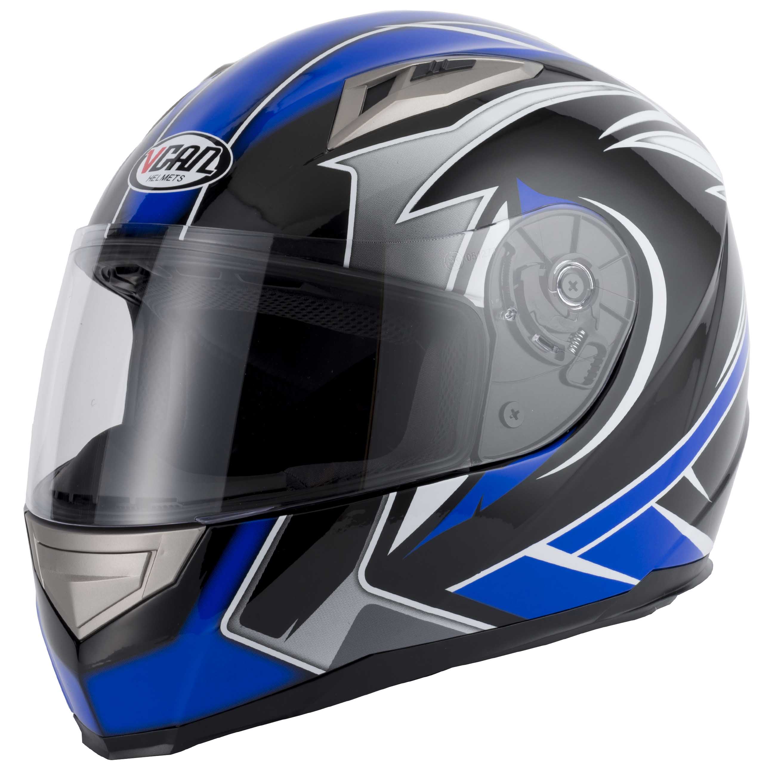 V-CAN V158 EVO Full Face Motorbike Motorcycle Helmet Graphics ACU Gold *NEW | eBay